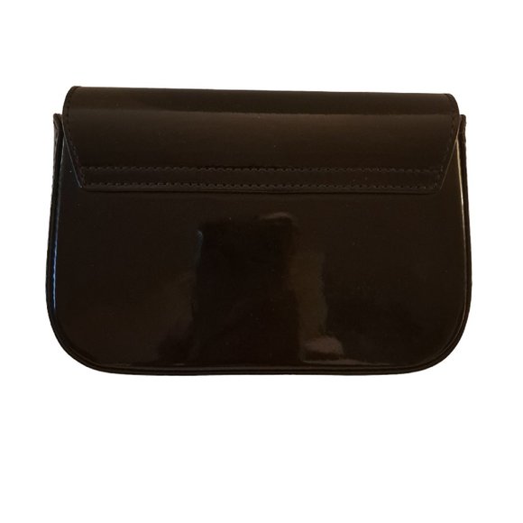 The Kooples Patent Leather Bar and Chain Lock Small Bag - Picture 8 of 10